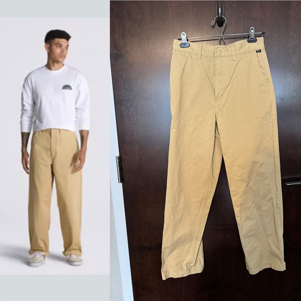 VANS Chino Baggy Pants - Size 28 - Taos Taupe